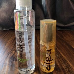 Paul Mitchell Hair serum and Cibu oil